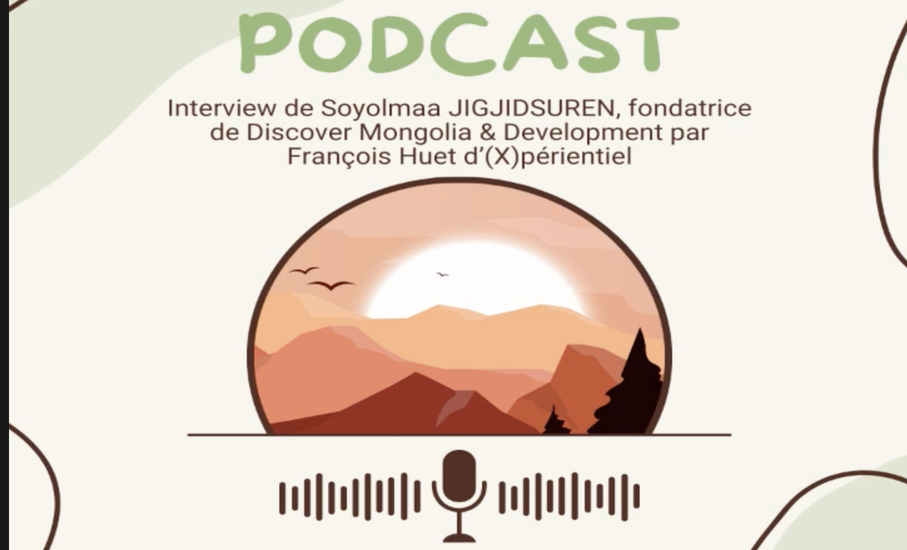Interview de la fondatrice de l'agence Discover Mongolia & Development par François Huet